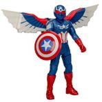 Marvel Titan Hero Serisi Captain America Brave New World Flight Mode Aksiyon Figürü