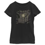 Marvel Way Home Yırtık Örümcek Adam Kostümü Siyah Erkek T-shirt