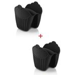 marvella comfortline %100 Silikon Fırın Eldiveni Tutucu Isı Yalıtımlı Kaymaz Mikrodalga Fırın Tencere Tutmaç 2 Adet