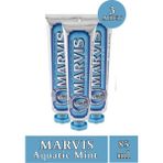 Marvis 3x85 ml Aquatic Mint Beyazlatıcı Diş Macunu