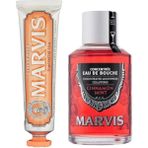 Marvis Cinnamont Mint Ağız Gargarası Tarçın 120 ml + Ginger Mint Diş Macunu 85 ml