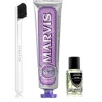 Marvis Jasmin Mint Diş Macunu 85 ml + Yumuşak Diş Fırçası + 30 ml Konsantre Ağız Gargarası