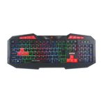 Marvo K602 Membrane Switch Kablolu Anti Ghost RGB Oyuncu Klavye siyah