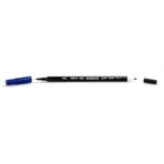Marvy 1800-3 Mavi Çift Uçlu Brush Pen Fırça Kalem
