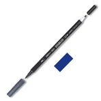 Marvy 1800-50 Ultramarin Çift Uçlu Brush Pen Fırça Kalem