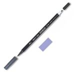 Marvy 1800-61 Koyu Lila Çift Uçlu Brush Pen Fırça Kalem