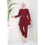 marwella Aycan Tesettür Takım - Bordo