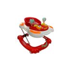 Maryo 7 Ayak Bebek Yürüteç Müzikli Göz Modeli Kırmız Beyaz - Kırmızı