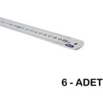 Mas 2350 Çelik Cetvel 50CM - 6 Adet