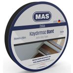 Mas 2656 25 mm x 25 m Siyah Kaydırmaz Bant