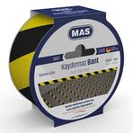 Mas 2657 50x5 mt Sarı Siyah Kaydırmaz Bant