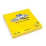 Mas 3659 76x76 mm Neon Sarı Yapışkanlı Not Kağıdı