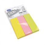 Mas 3664 25x76 mm 3x100 Sayfa Neon 3 Renk Yapışkanlı Kağıt Ayraç