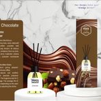 Mas 500 ml Çikolata Bambu Çubuklu Oda Kokusu