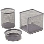 Mas 505 3'lü Silver Perfore Masaüstü Set