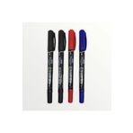 Mas 6414 Permanent Çift Uçlu Asetat Kalemi 4'lü Set