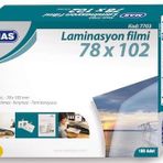 Mas 7703 A4 78x102 cm 125 Mic 100'lü Paket Laminasyon Filmi