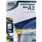 Mas 7707 A3 125 Micron 100 Adet Laminasyon Filmi