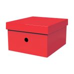 Mas 8224 Rainbow Kırmızı Karton Küçük Boy Arşiv Kutusu