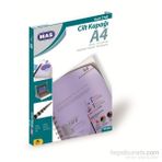 MAS A4 Cilt Kapağı 100 Lü Paket Turuncu 160 Mikron Su Geçirmez 210x297 mm