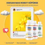 Mas akıllı robot süpürge deterjanı 3'lü set (beyaz sabun,çam kokulu,nergis kokulu) 500 ml