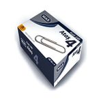 MAS Ataş No:4 Nikel Kaplama Kaliteli 100 Adet 32 mm Oval Tip Kırtasiye Ürünü