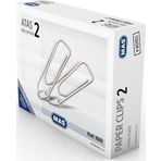 Mas Multipack Ataş No:2 (Nikel Kaplı Ataç) Süper Kalite 100 Lü (4 Kutu)
