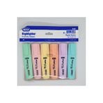 Mas Pastel Highlighter Fosforlu Kalem 6'lı