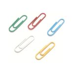 Mas Renkli Ataş 28 Mm PVC Kaplı 50 Adet Oval Tip Renkli Kırtasiye Ürünü