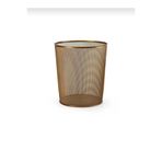 Mas Rose Gold Metal File Çöp Kovası 10 Litre