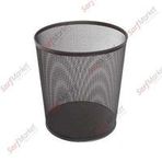 Mas Tam Delikli Siyah Çöp Kovası