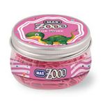 Mas Zooo No: 3 Şeffaf Yuvarlak Kutu Plastik Kaplı Pembe Ataş