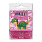 Mas Zooo Pembe Plastik Pakette Harita Çivisi