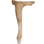 Masa Ayağı 40 x 8,0 x 8,0 cm Kayın Lükens Ayak Oymalı Kulaklı Ahşap Ayak - 40 cm