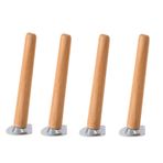 Masa Ayakları, Yedek Mobilya Ayakları, Ahşap Mobilya Ayakları, Masif Ahşap Konik Mobilya Ayakları, Yedek Dolap Ayakları, Kanepe Kanepe Masa Masası için Osmanlı Ahşap Masa, (40 cm/15,7 inç), Cl