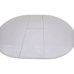 Masa Baba 11099 Klasik Model Ihlamur Ayak Açılır Mdf Tabla Krem Lake El Yapım