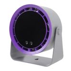 Masa Fanı, 100 Hızlı Değişken Kontrol Küçük Masa Fanı Taşınabilir Şarj Tasarım Tablosu Fan Akıllı Dijital Ekran Hem Masaüstü Hem de Duvar montajı Için USB Fan (BLACK)