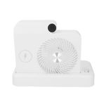 Masa Fanı Taşınabilir Küçük Handheld Fan Fold Home Office Için Akıllı Fanner, Standart Masaüstü Için Küçük Fan, Tablolar (WHITE)