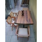 Masa Kütük 90545 V Ayak Açılır Ahşap Boyalı Adet Sandalye Takım