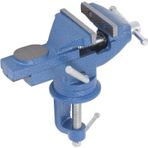 Masa Mengenesi 60 Mm Mobilya Tezgah Dönerli Tabla Taban Metal Döküm İşkence Kıskaç Mini Ahşap Kanca