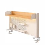 Masa nizer Raf Gizlilik Paneli Ayarlanabilir Metal Depolama Rafı Masa Genişletici Pegboard İş İstasyonu Kelepçe Masaüstü Raf Sistemi