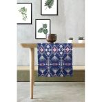 Masa Runner Yıkanabilir Sofra Masa Salon Mutfak Masası Sehpa Masa Runnerı 40X140 Cm Reine Mor