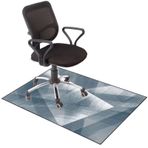 Masa Sandalye Mat 119,4 x 139,7 cm Ofis Koltuğu Mat Ahşap Zeminler için Oyun Koltuğu Mat Kaymaz Sandalye Mat Tekerlekler için Zemin Koruyucu Mat Kaymaz Zemin Koruma