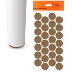 Masa Sandalye Parke Zemin Koruyucu Keçe Yapışkanlı 28 Mm ( 28li Paket)