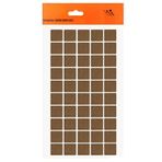 Masa Sandalye Parke Zemin Koruyucu Keçe Yapışkanlı Kare 20X20 mm (50'li Paket)