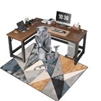 Masa Sandalye Paspası Halı Zemin için 120 x 140 CM Kaymaz Oyun Koltuğu Mat Ofis ve Ev Kullanımı Düşük ve Kazık Halıları Korur