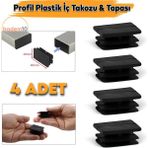 Masa Sandalye Sehpa Mobilya Parke 4 Adet Ayak Tapası Takozu Tıpa Papuç Takoz Çizilme 30 Mm X 40 Mm