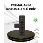 Masa Üstü Çoklu Priz Usb Type-C Çıkışlı Güç Dağıtıcı