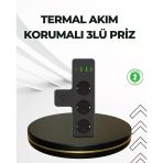 Masa Üstü Çoklu Priz Usb Ve Typec Çıkışlı Güç Dağıtıcı