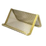 MASA ÜSTÜ LÜX METAL KARTVİZİTLİK (ALTIN)